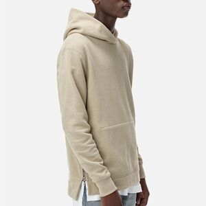 JOHN ELLIOTT VILLAIN HOODIE Mens Size M | Rare | Beige | Mint Condition